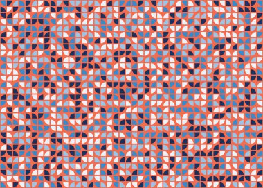 Soyut Geometrik Desen üretken hesaplama sanatı çizimi