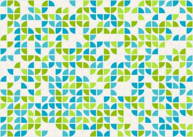 Soyut Geometrik Desen üretken hesaplama sanatı çizimi