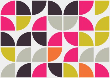 Soyut Geometrik Desen üretken hesaplama sanatı çizimi