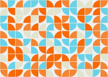 Soyut Geometrik Desen üretken hesaplama sanatı çizimi