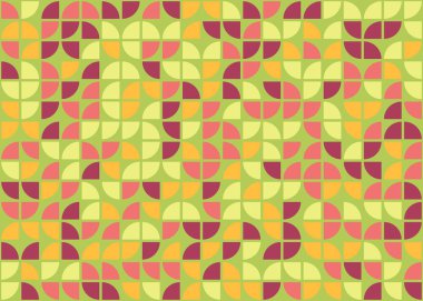 Soyut Geometrik Desen üretken hesaplama sanatı çizimi