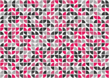 Soyut Geometrik Desen üretken hesaplama sanatı çizimi