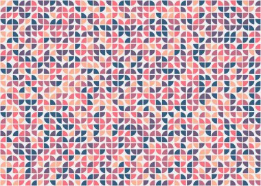 Soyut Geometrik Desen üretken hesaplama sanatı çizimi