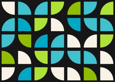 Soyut Geometrik Desen üretken hesaplama sanatı çizimi