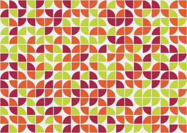 Soyut Geometrik Desen üretken hesaplama sanatı çizimi