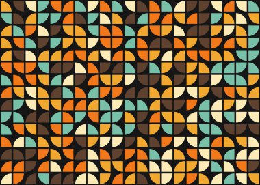 Soyut Geometrik Desen üretken hesaplama sanatı çizimi