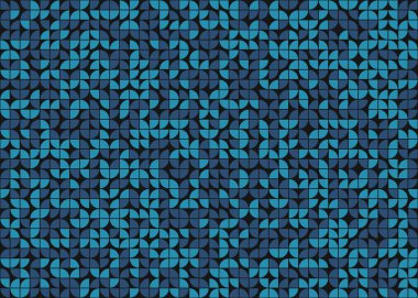 Soyut Geometrik Desen üretken hesaplama sanatı çizimi