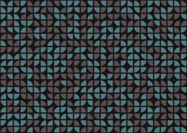 Soyut Geometrik Desen üretken hesaplama sanatı çizimi