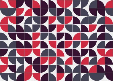 Soyut Geometrik Desen üretken hesaplama sanatı çizimi