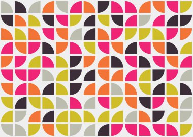 Soyut Geometrik Desen üretken hesaplama sanatı çizimi