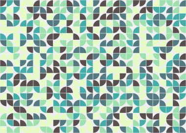 Soyut Geometrik Desen üretken hesaplama sanatı çizimi