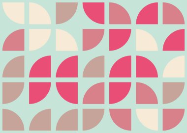 Soyut Geometrik Desen üretken hesaplama sanatı çizimi