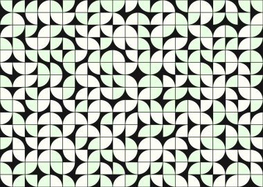 Soyut Geometrik Desen üretken hesaplama sanatı çizimi