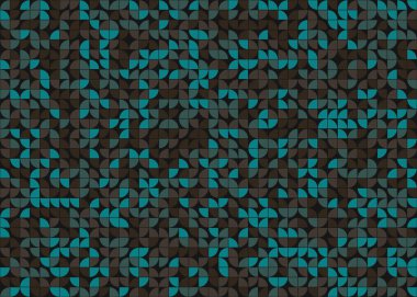 Soyut Geometrik Desen üretken hesaplama sanatı çizimi