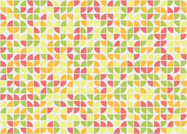 Soyut Geometrik Desen üretken hesaplama sanatı çizimi