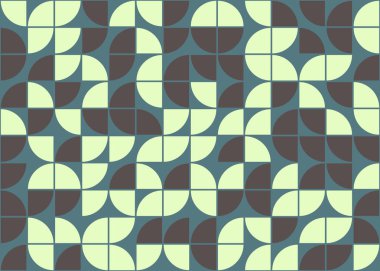 Soyut Geometrik Desen üretken hesaplama sanatı çizimi