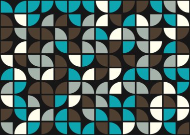 Soyut Geometrik Desen üretken hesaplama sanatı çizimi