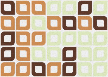 Soyut Geometrik Desen üretken hesaplama sanatı çizimi