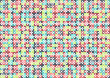 Soyut Geometrik Desen üretken hesaplama sanatı çizimi