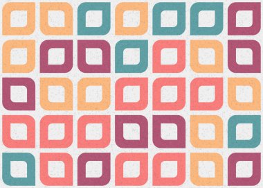 Soyut Geometrik Desen üretken hesaplama sanatı çizimi