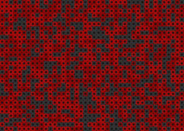 Soyut Geometrik Desen üretken hesaplama sanatı çizimi