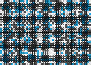 Soyut Geometrik Desen üretken hesaplama sanatı çizimi