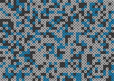 Soyut Geometrik Desen üretken hesaplama sanatı çizimi