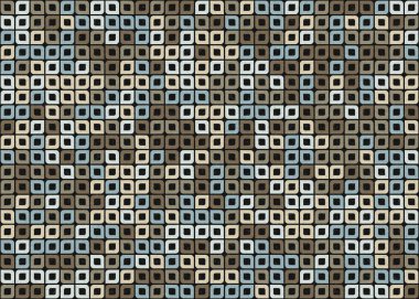 Soyut Geometrik Desen üretken hesaplama sanatı çizimi