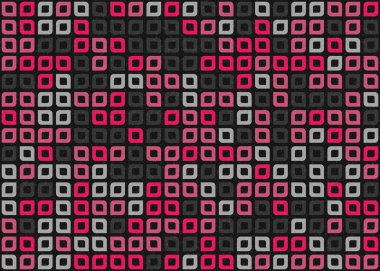 Soyut Geometrik Desen üretken hesaplama sanatı çizimi