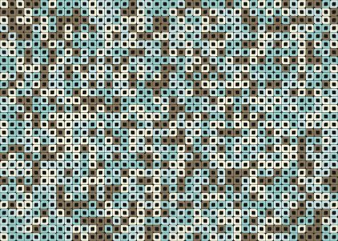 Soyut Geometrik Desen üretken hesaplama sanatı çizimi