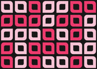 Soyut Geometrik Desen üretken hesaplama sanatı çizimi