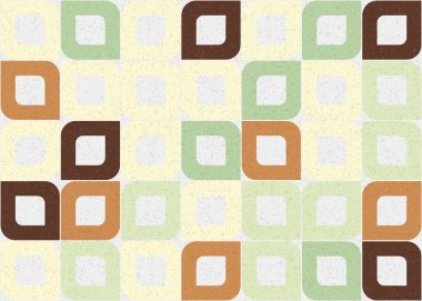 Soyut Geometrik Desen üretken hesaplama sanatı çizimi