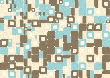 Soyut Geometrik Desen üretken hesaplama sanatı çizimi