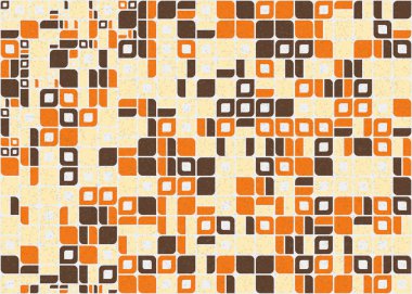 Soyut Geometrik Desen üretken hesaplama sanatı çizimi