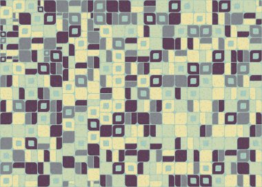 Soyut Geometrik Desen üretken hesaplama sanatı çizimi