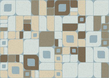 Soyut Geometrik Desen üretken hesaplama sanatı çizimi