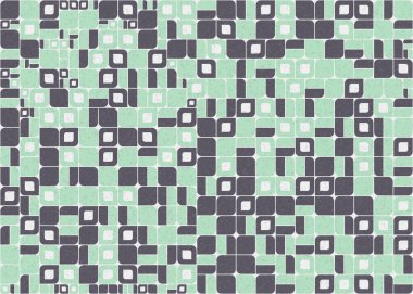 Soyut Geometrik Desen üretken hesaplama sanatı çizimi