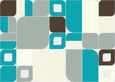 Soyut Geometrik Desen üretken hesaplama sanatı çizimi