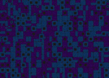 Soyut Geometrik Desen üretken hesaplama sanatı çizimi