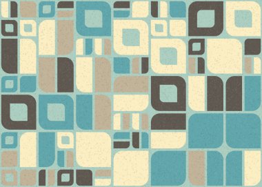 Soyut Geometrik Desen üretken hesaplama sanatı çizimi