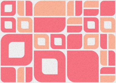 Soyut Geometrik Desen üretken hesaplama sanatı çizimi