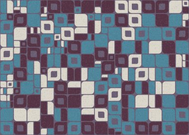 Soyut Geometrik Desen üretken hesaplama sanatı çizimi