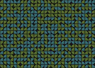Soyut Geometrik Desen üretken hesaplama sanatı çizimi
