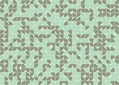 Soyut Geometrik Desen üretken hesaplama sanatı çizimi