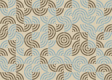 Soyut Geometrik Desen üretken hesaplama sanatı çizimi