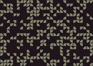 Soyut Geometrik Desen üretken hesaplama sanatı çizimi