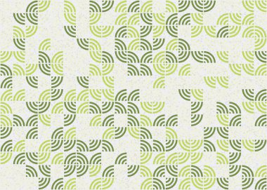 Soyut Geometrik Desen üretken hesaplama sanatı çizimi