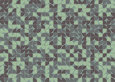 Soyut Geometrik Desen üretken hesaplama sanatı çizimi