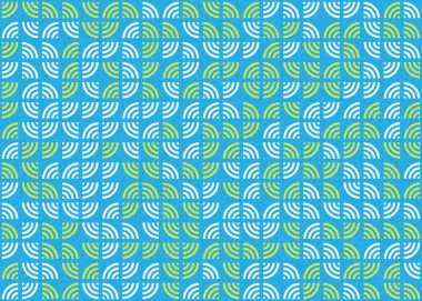 Soyut Geometrik Desen üretken hesaplama sanatı çizimi