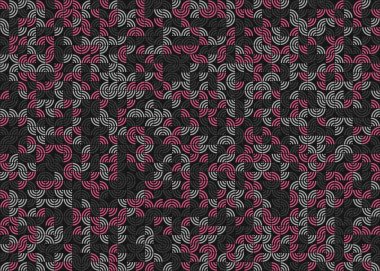 Soyut Geometrik Desen üretken hesaplama sanatı çizimi